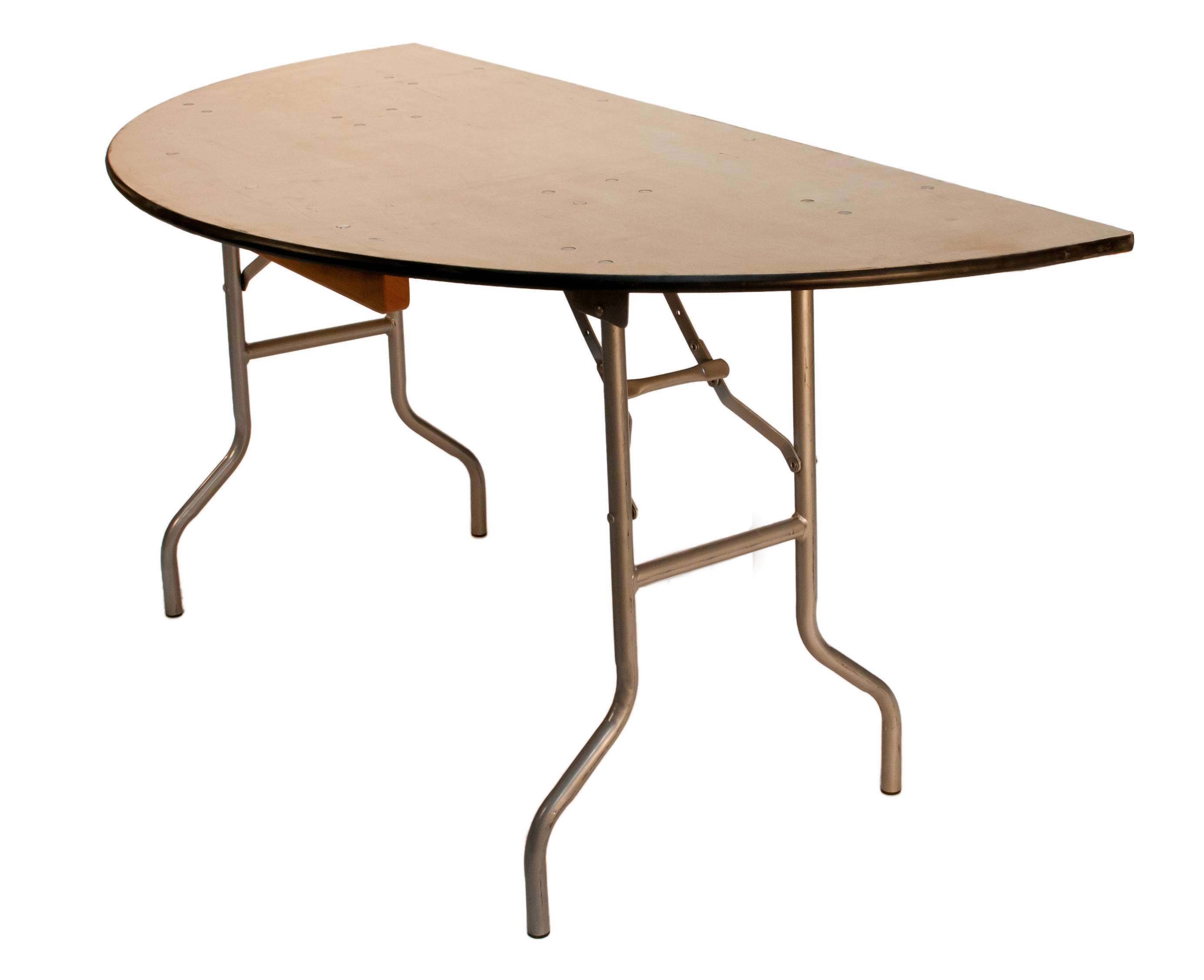 Half Round Plywood Folding Table